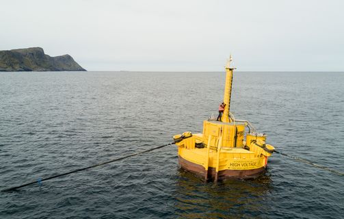 Waves4Power grid connetion buoy