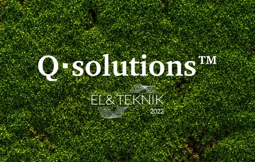 q solutions el & teknik 2022 green leaves background