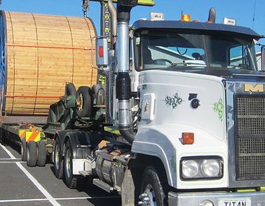 NAan New Zealand Truck with Cable Drum