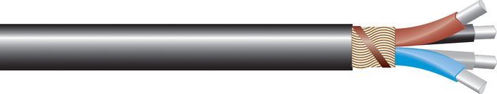 Image of AL 4-core waveform-LSOH Cu sne cable